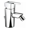 Bristan - Qube Bidet Mixer W/ Pop Up Waste - Chrome -Home Bathroom qubidc ln