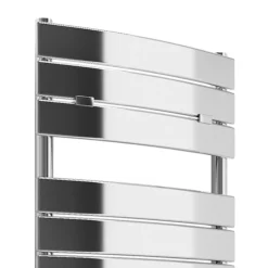 Milan Curved Heated Towel Rail 1213mm X 493mm Chrome