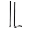 Regent Traditional Bath Shower Mixer Tap With Adjustable Shrouds For Roll Top Baths -Home Bathroom reg002stpws01 nd3
