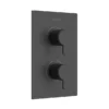 Heritage Dartmouth 2 Outlet Twin Concealed Thermostatic Shower Valve - Matt Black 1 Heritage Dartmouth 2 Outlet Twin Concealed Thermostatic Shower Valve - Matt Black -Home Bathroom sdabl01