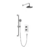 Heritage Dartmouth Concealed Thermostatic Shower With Fixed Head And Flexible Kit - Chrome 2 Heritage Dartmouth Concealed Thermostatic Shower With Fixed Head And Flexible Kit - Chrome -Home Bathroom sdacdual01