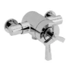 Heritage Gracechurch Exposed Shower With Deluxe Flexible Riser Kit - Chrome -Home Bathroom sgrddual05 d1