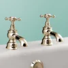 Silverdale Victorian Bath Pillar Taps Gold 2 Silverdale Victorian Bath Pillar Taps Gold -Home Bathroom silverdalevictorianbathpillartapsgoldl