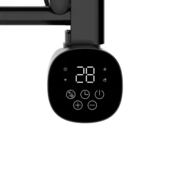 TCP Smart 500W Black 800 X 500mm Wi-Fi Energy Saving Electric Only Towel Radiator 12 TCP Smart 500W Black 800 X 500mm Wi-Fi Energy Saving Electric Only Towel Radiator -Home Bathroom smabltowrail500w05ew d3