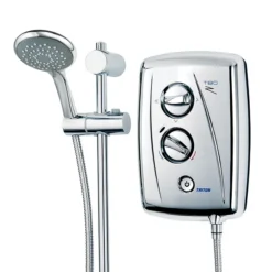 Triton T80Z 9.5 KW Fast-Fit Electric Shower - Chrome -Home Bathroom sp8chr9zff d4