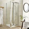 Square Bi-Fold Pacific Enclosure Inc. Shower Tray 1 Square Bi-Fold Pacific Enclosure Inc. Shower Tray -Home Bathroom sqbifoldenc nd1