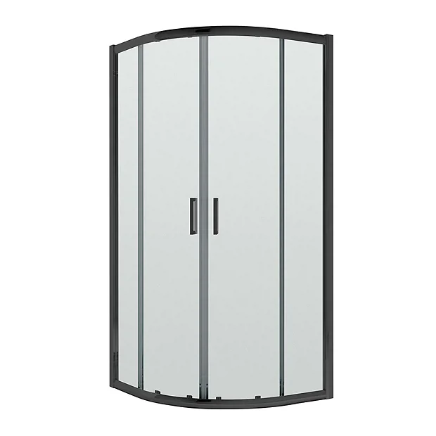 Nuie Pacific Black Profile Quadrant Shower Enclosure 3 Nuie Pacific Black Profile Quadrant Shower Enclosure