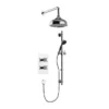 Heritage Trinity Concealed Valve With 8" Fixed Head & Adjustable Riser - Chrome 1 Heritage Trinity Concealed Valve With 8" Fixed Head & Adjustable Riser - Chrome -Home Bathroom strcdual01