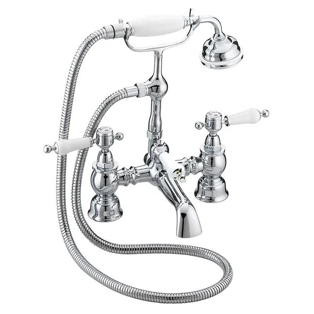 Heritage - Glastonbury Bath Shower Mixer - Chrome 3 Heritage - Glastonbury Bath Shower Mixer - Chrome