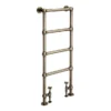Bloomsbury Old English Brass 498 X 1194mm Floor Mounted Towel Rail