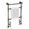 Chatsworth Savoy Old English Brass Traditional Heated Towel Rail Radiator -Home Bathroom tr9oeb d1