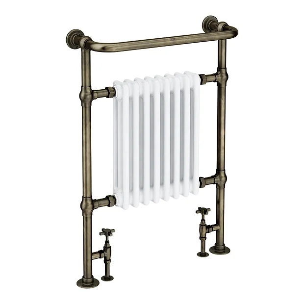 Chatsworth Savoy Old English Brass Traditional Heated Towel Rail Radiator 3 Chatsworth Savoy Old English Brass Traditional Heated Towel Rail Radiator