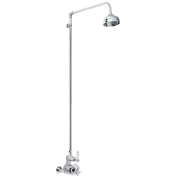 Ultra Traditional Exposed Thermostatic Shower Package With Twin Valve & Riser Kit 5 Ultra Traditional Exposed Thermostatic Shower Package With Twin Valve & Riser Kit - Image 3