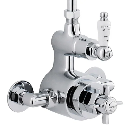 Ultra Traditional Exposed Thermostatic Shower Package With Twin Valve & Riser Kit 6 Ultra Traditional Exposed Thermostatic Shower Package With Twin Valve & Riser Kit - Image 4