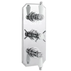 Traditional Triple Concealed Shower Valve With Diverter, 8" Fixed Shower Head, 4 Body Jets & Slider 11 Traditional Triple Concealed Shower Valve With Diverter, 8" Fixed Shower Head, 4 Body Jets & Slider -Home Bathroom traditionaltripleconcealedshowervalvewithdiverterpackagetsp1d3