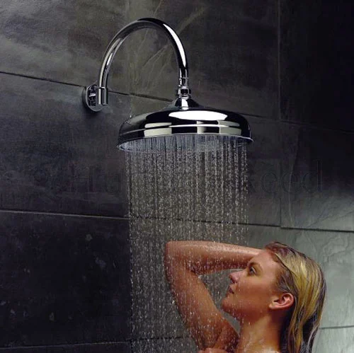 Traditional Triple Concealed Valve With Diverter, 12" Shower Head, Curved Arm, 4 Body Jets & Slider 7 Traditional Triple Concealed Valve With Diverter, 12" Shower Head, Curved Arm, 4 Body Jets & Slider - Image 5