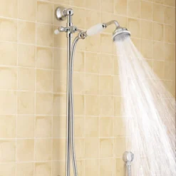 Traditional Triple Concealed Valve With Diverter, 12" Shower Head, Curved Arm, 4 Body Jets & Slider 13 Traditional Triple Concealed Valve With Diverter, 12" Shower Head, Curved Arm, 4 Body Jets & Slider -Home Bathroom traditionaltripleconcealedvalve3outletpackagetsp2d5
