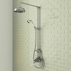 Trafalgar Traditional Dual Exposed Thermostatic Shower Valve -Home Bathroom trafalgartraditionaldualexposedthermostaticshowervalvedetail2