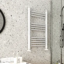 Keswick White Traditional 500 X 800mm Heated Towel Rail