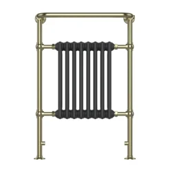 Chatsworth Savoy Traditional Heated Towel Rail Radiator (Brushed Brass & Anthracite Grey) 9 Chatsworth Savoy Traditional Heated Towel Rail Radiator (Brushed Brass & Anthracite Grey) -Home Bathroom trd01bba d1