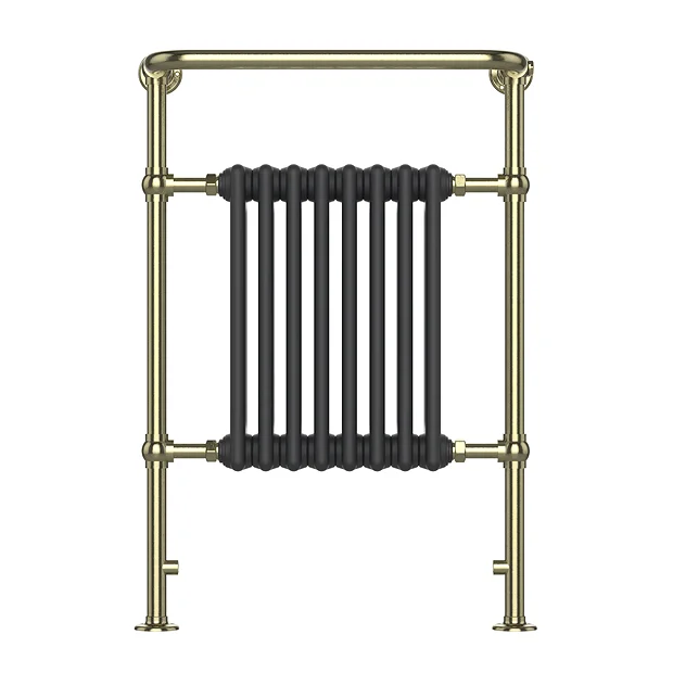 Chatsworth Savoy Traditional Heated Towel Rail Radiator (Brushed Brass & Anthracite Grey) 6 Chatsworth Savoy Traditional Heated Towel Rail Radiator (Brushed Brass & Anthracite Grey) - Image 4