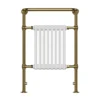 Chatsworth Savoy Brushed Gold Traditional Heated Towel Rail Radiator 2 Chatsworth Savoy Brushed Gold Traditional Heated Towel Rail Radiator -Home Bathroom trd01vg d1