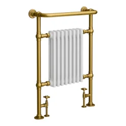 Chatsworth Savoy Brushed Gold Traditional Heated Towel Rail Radiator 7 Chatsworth Savoy Brushed Gold Traditional Heated Towel Rail Radiator -Home Bathroom trd01vg lrg
