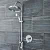 Hudson Reed Topaz White Dual Concealed Thermostatic Shower Valve Chrome 1 Hudson Reed Topaz White Dual Concealed Thermostatic Shower Valve Chrome -Home Bathroom tsvt006 d2