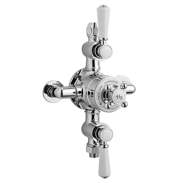 Hudson Reed Topaz Triple Exposed Thermostatic Shower Valve 3 Hudson Reed Topaz Triple Exposed Thermostatic Shower Valve
