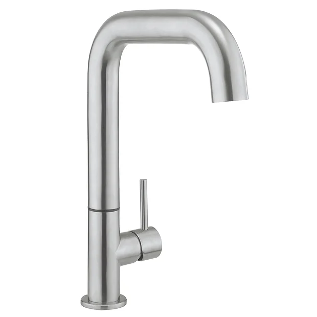 Crosswater - Cucina Tube Side Lever Kitchen Mixer - Stainless Steel 4 Crosswater - Cucina Tube Side Lever Kitchen Mixer - Stainless Steel - Image 2