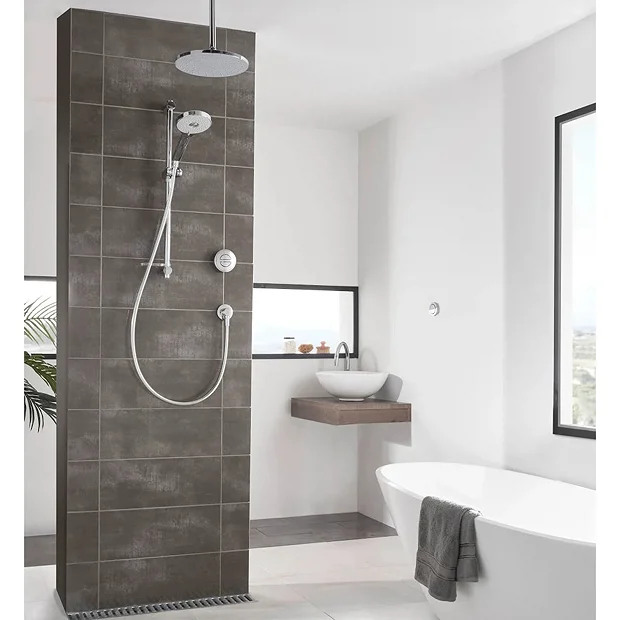 Aqualisa Unity Q Smart Shower Concealed With Adjustable And Ceiling Fixed Heads 4 Aqualisa Unity Q Smart Shower Concealed With Adjustable And Ceiling Fixed Heads - Image 2