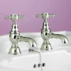 Silverdale Victorian Bath Pillar Taps Chrome 1 Silverdale Victorian Bath Pillar Taps Chrome -Home Bathroom vctbt2thchrld