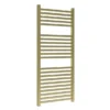 Venice Cubo Heated Towel Rail - Brushed Brass (1110 X 500mm) 1 Venice Cubo Heated Towel Rail - Brushed Brass (1110 X 500mm) -Home Bathroom vctr115bb l