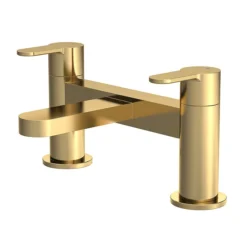 Venice Giro Brushed Brass Bath Filler