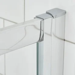 Newark Corner Entry Shower Enclosure + Pearlstone Tray