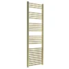 Venice Giro Heated Towel Rail - Brushed Brass (1600 X 500mm)