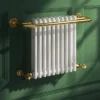 Bromley Vintage Gold Traditional Wall Hung Towel Rail Radiator (742 X 492mm) -Home Bathroom vgtwmr1 d2a
