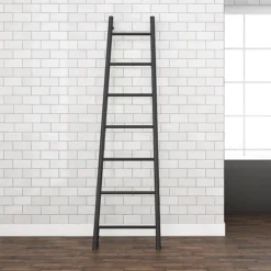 Venice Matt Black Leaning Ladder 1800 X 500mm Heated Towel Rail 8 Venice Matt Black Leaning Ladder 1800 X 500mm Heated Towel Rail -Home Bathroom vnr1mb d1