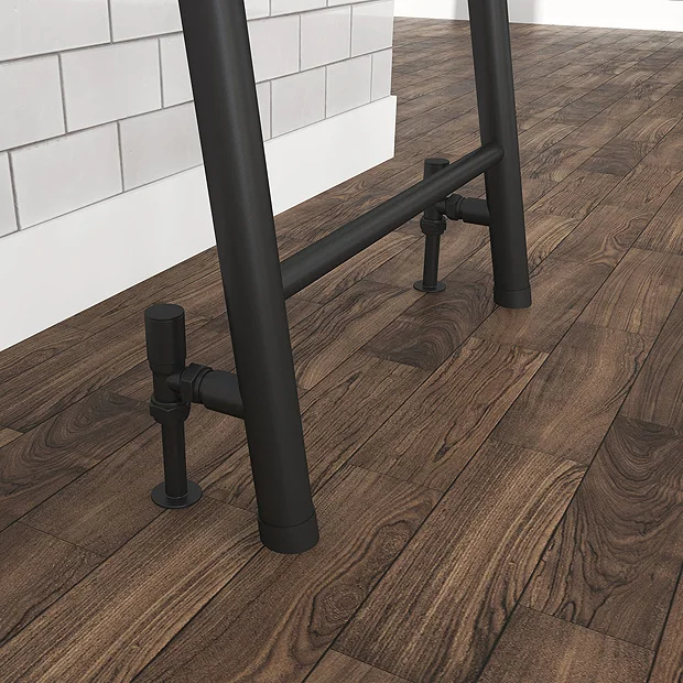 Venice Matt Black Leaning Ladder 1800 X 500mm Heated Towel Rail 3 Venice Matt Black Leaning Ladder 1800 X 500mm Heated Towel Rail