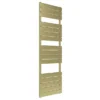 Venice Pannello Heated Towel Rail - Brushed Brass (1512 X 500mm) -Home Bathroom vptr155bb l