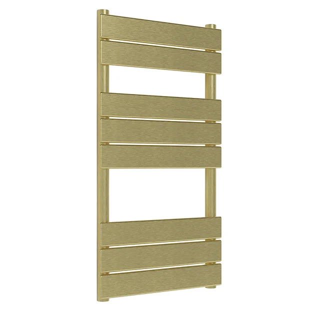 Venice Pannello Heated Towel Rail - Brushed Brass (840 X 500mm) 3 Venice Pannello Heated Towel Rail - Brushed Brass (840 X 500mm)