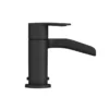Valencia Matt Black Waterfall Bath Filler 2 Valencia Matt Black Waterfall Bath Filler -Home Bathroom vwft2blk d3