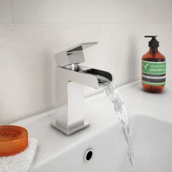 Monza Waterfall Mini Basin Tap -Home Bathroom wf006 detail2