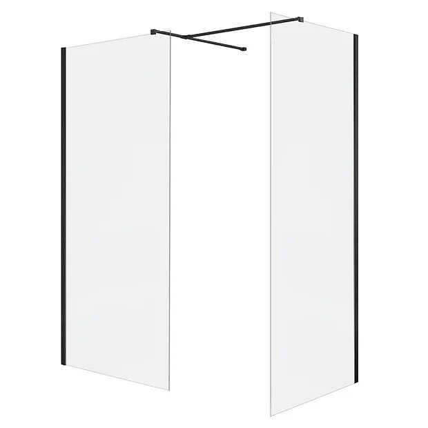 Arezzo 1600 X 900 Wet Room Enclosure Pack - Matt Black 5 Arezzo 1600 X 900 Wet Room Enclosure Pack - Matt Black - Image 3